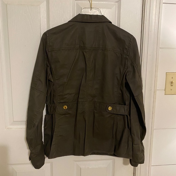 J. Crew Resin-Coated Twill Field Jacket - Picture 2 of 8